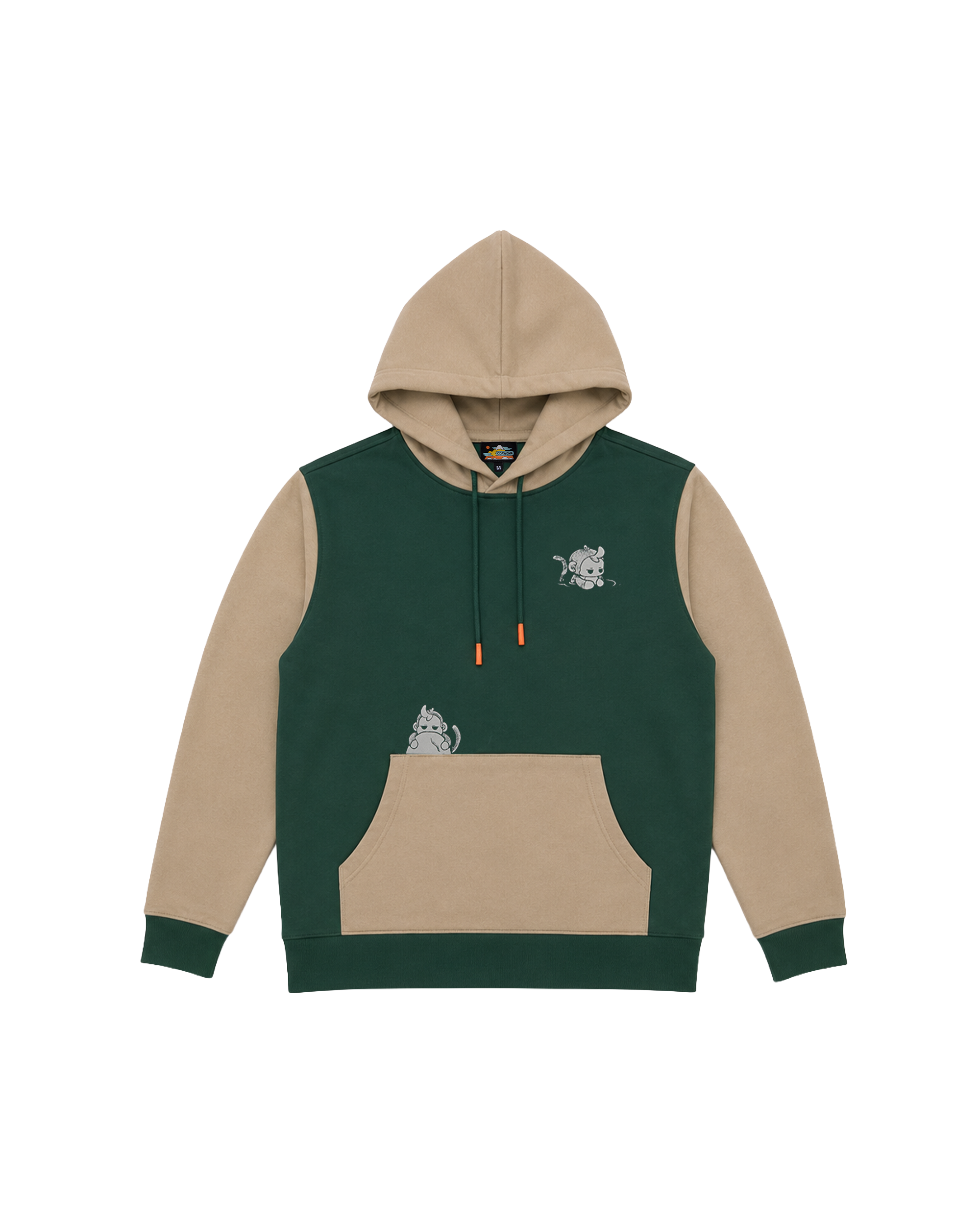 トップス HOLIDAY SUPER FINE DRY DAMAGE L/S HOODIE Hot Springs Hoodie - Taupe/Green – CDawgVA
