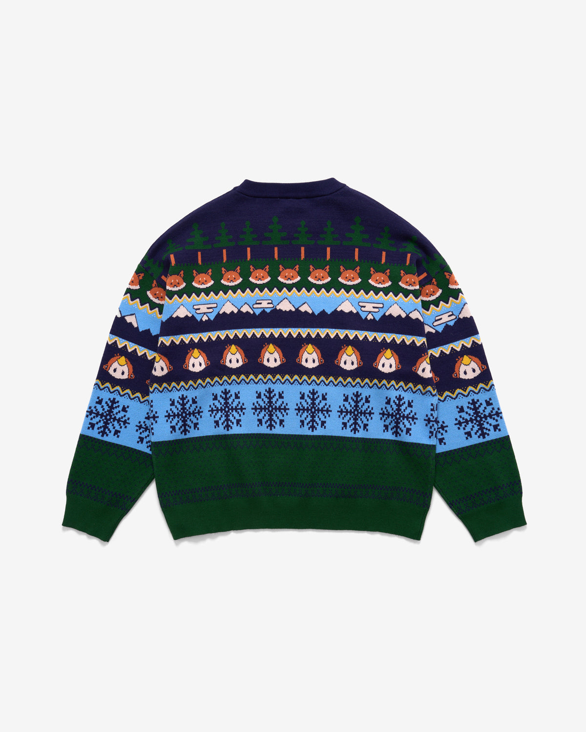 Monke Fair Isle Knit Sweater