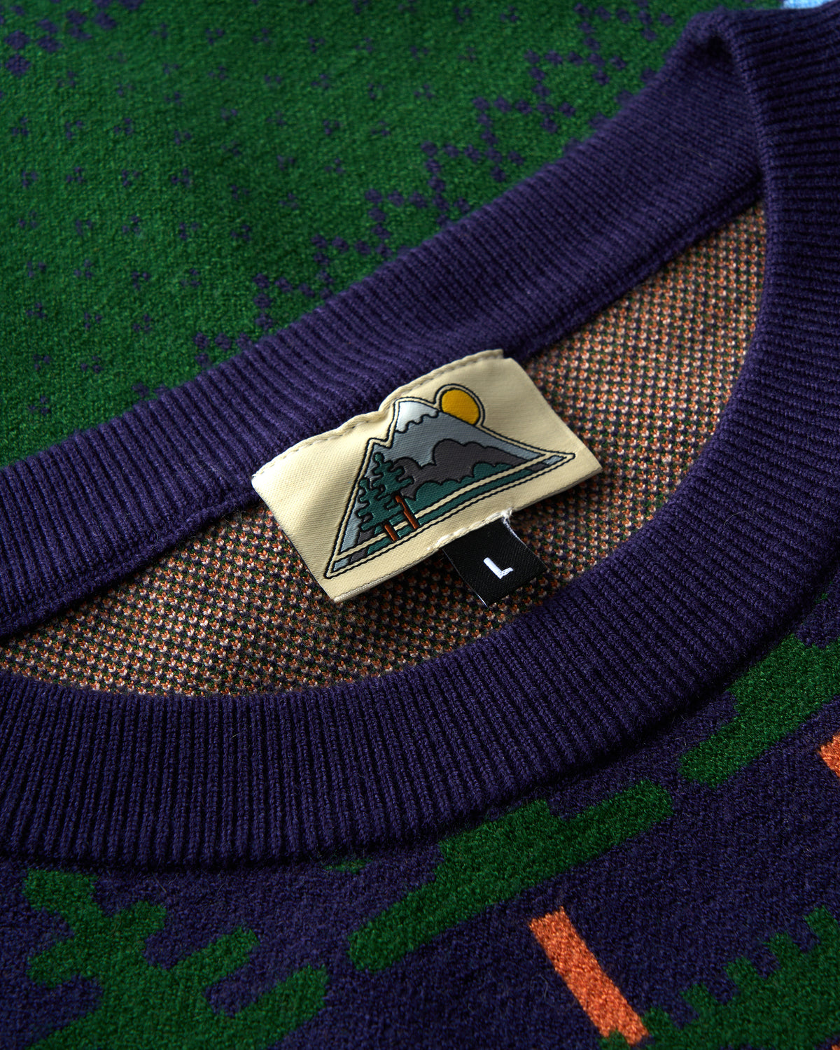 Monke Fair Isle Knit Sweater