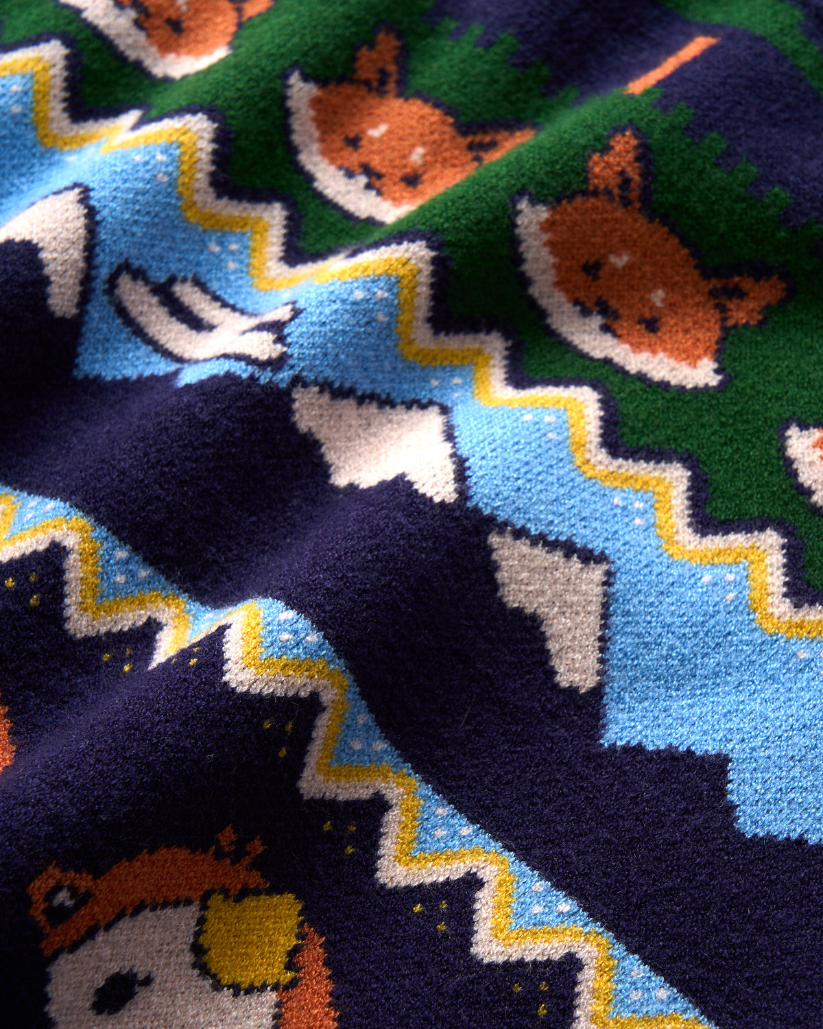 Monke Fair Isle Knit Sweater