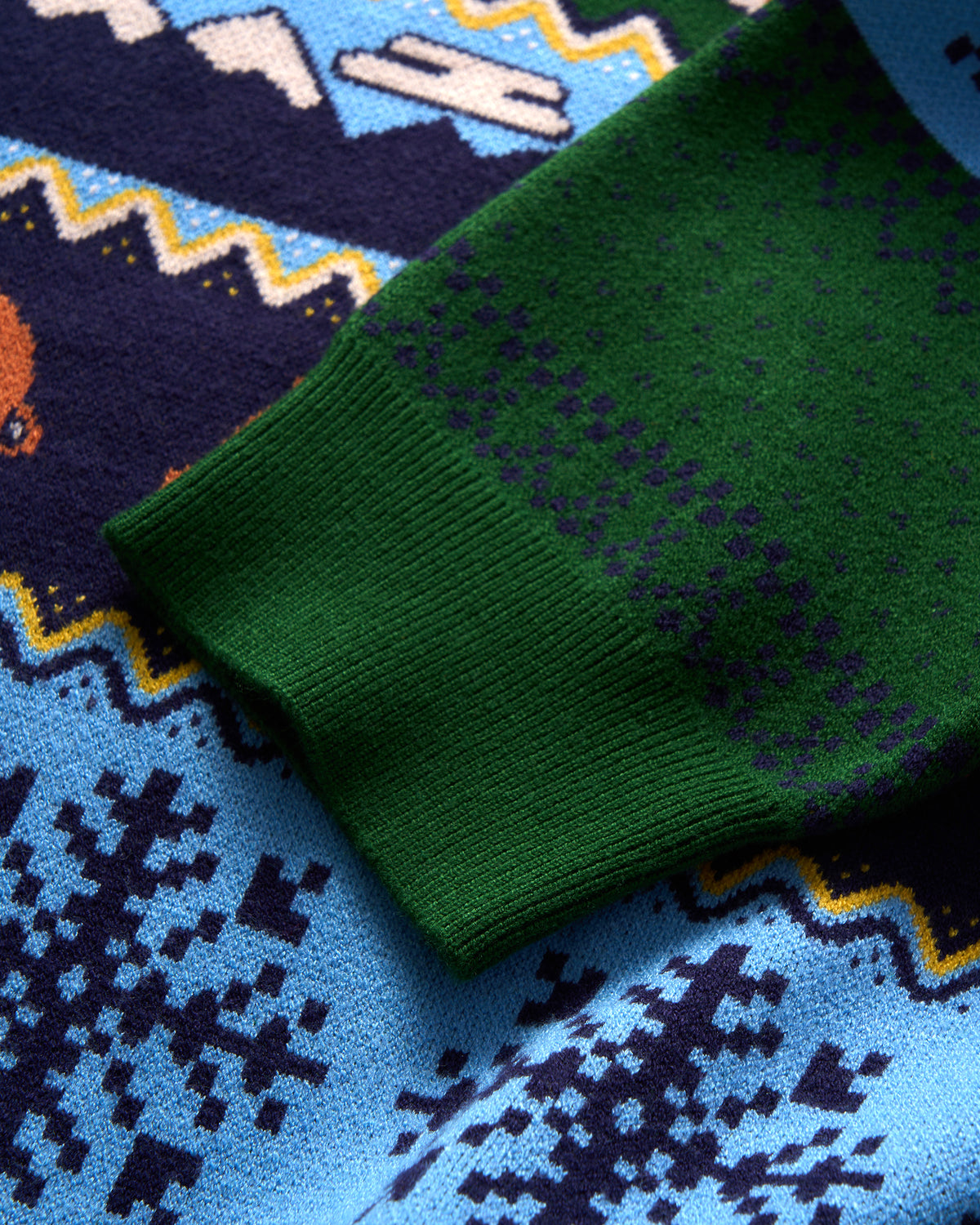 Monke Fair Isle Knit Sweater