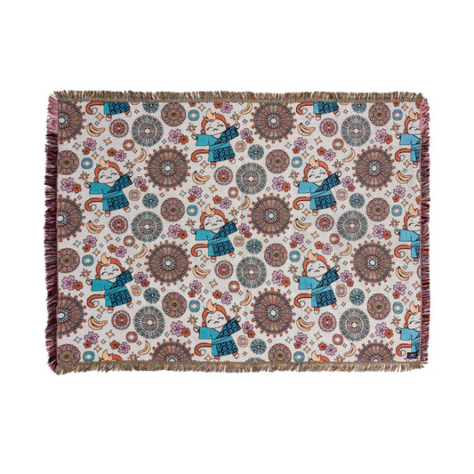 Fireworks Tapestry Blanket
