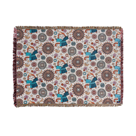 Fireworks Tapestry Blanket